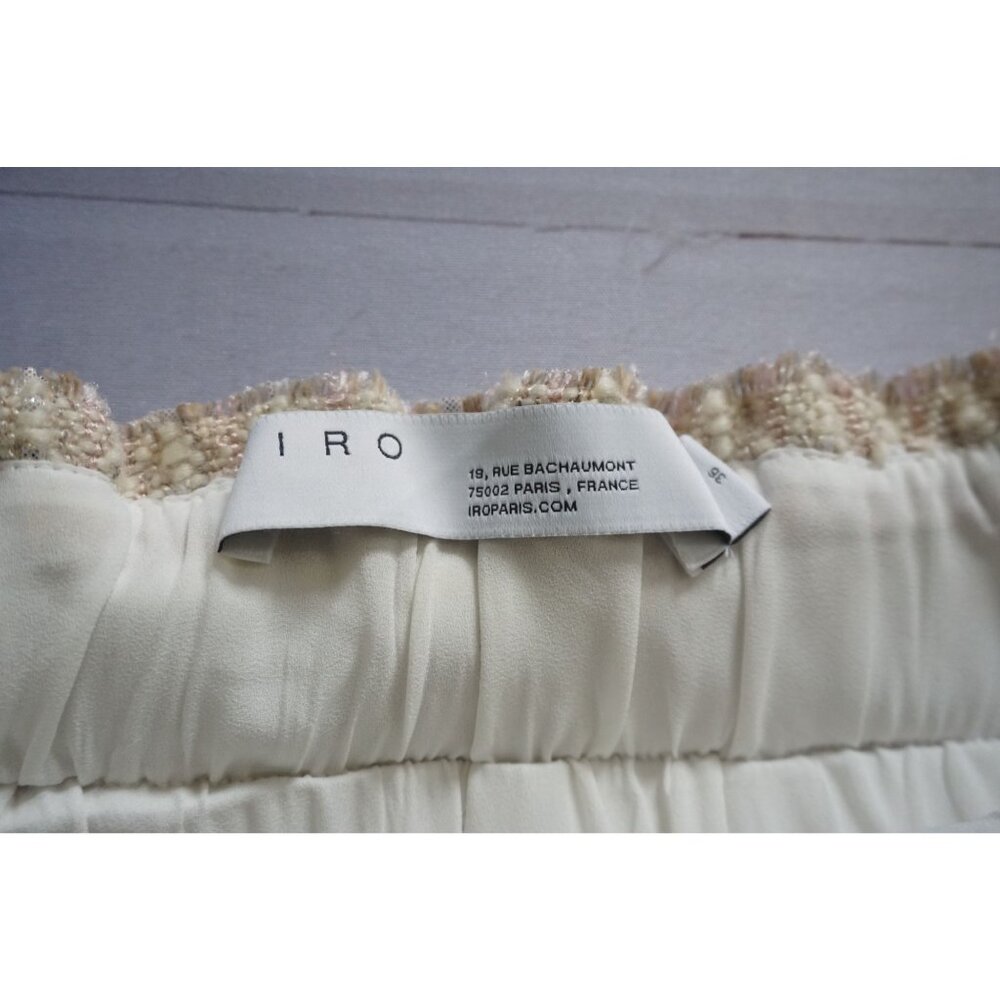 IRO Women Beige Tweed Shorts – Size EUR 36 - Picture 3 of 8